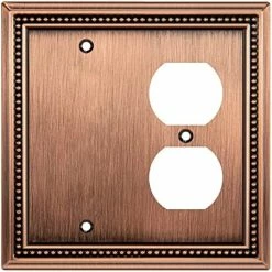 Budget 🔥 Sunken Pearls Decorative Wall Plate Switch Plate Outlet Cover (Single Duplex, 2PK, Antique Brass) 👍 -Lighting & Ceiling Fans Shop 51nuIT4iOL. AC