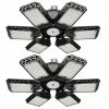 Brand new 🤩 2 Pack LED Garage Light, 200W LED Shop Light, E26/E27 Garage Lights Super Bright Deformable LED Garage Ceiling Light With 6+1 Adjustable Panels Garage Lighting, Bay Light, Attic Light, Basement Light 💯 -Lighting & Ceiling Fans Shop 51oIeTsZy8L
