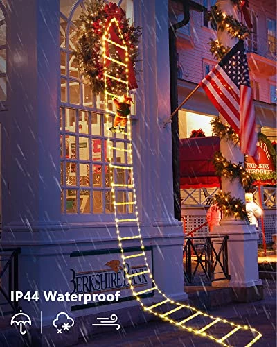 Top 10 ๐ LED ๐ Christmas Lights - 10ft ๐ Christmas Decorative Ladder Lights With Santa Claus, ๐ Christmas Decorations Lights For Indoor Outdoor, Window, Garden, Home, Wall, Xmas Tree Decor (Warm White) ๐ 4 Top 10 ๐ LED ๐ Christmas Lights - 10ft ๐ Christmas Decorative Ladder Lights With Santa Claus, ๐ Christmas Decorations Lights For Indoor Outdoor, Window, Garden, Home, Wall, Xmas Tree Decor (Warm White) ๐ - Image 2