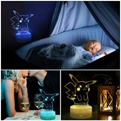 Cheap π Yiwoo 3D Illusion LED Night Light,7 Colors Gradual Changing Touch Switch USB Table Lamp For Holiday Gifts Or Home Decorations Black Base β¨ 11 Cheap π Yiwoo 3D Illusion LED Night Light,7 Colors Gradual Changing Touch Switch USB Table Lamp For Holiday Gifts Or Home Decorations Black Base β¨ -Lighting & Ceiling Fans Shop 51ouui2lW4L