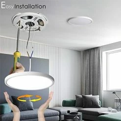 Brand new 🥰 Flush Mount 12 Inch Ceiling Light (Milk White Shell), 20W Surface Mount LED Light Fixture For Bedroom Kitchen,3 Color Temperatures In One(3000k/4000k/6500k),0.94 Inch Thickness Round 🔔 22 Brand new 🥰 Flush Mount 12 Inch Ceiling Light (Milk White Shell), 20W Surface Mount LED Light Fixture For Bedroom Kitchen,3 Color Temperatures In One(3000k/4000k/6500k),0.94 Inch Thickness Round 🔔 -Lighting & Ceiling Fans Shop 51pBNNXp57L