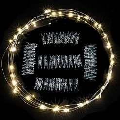 Buy 👍 Photo Clip String Lights 17Ft - 50 LED Fairy String Lights With 50 Clear Clips For Hanging Pictures, Photo String Lights With Clips - Perfect Dorm Bedroom Wall Decor Wedding Decorations Warm White ✨ -Lighting & Ceiling Fans Shop 51pOnLukJiL