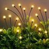 Budget ✨ Super Bright Solar Powered Firefly Lights, High Flexibility Starburst Swaying Lights, Vibrant Solar Garden Lights Outdoor Waterproof, 8 LED Landscape Lighting Decorative For Pathway Patio Yard 💯 -Lighting & Ceiling Fans Shop 51pnHtgj8gL