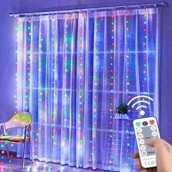 Top 10 💯 Fairy Curtain Lights For Bedroom 300 LED,SUWITU 🎄 Christmas String Lights USB Plug In 8 Modes Wall Hanging Twinkle Lights With Remote Control For In/Outdoor Wedding Party Backdrop Xmas Decor(9.8x9.8FT) Orange ✔️ -Lighting & Ceiling Fans Shop 51resh5wCzL. AC