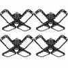 Deals 👏 LED Garage Light 4 Pack, 80W Ultra Bright LED Shop Light With 4 Adjustable Panels, 8000LM E26/E27 Base Deformable Ceiling Light Fixtures For Garage, Workshop, Attic, Basement, Barn (Black, 4 Pack) 🧨 2 Deals 👏 LED Garage Light 4 Pack, 80W Ultra Bright LED Shop Light With 4 Adjustable Panels, 8000LM E26/E27 Base Deformable Ceiling Light Fixtures For Garage, Workshop, Attic, Basement, Barn (Black, 4 Pack) 🧨 -Lighting & Ceiling Fans Shop 51tRJIRm9yS