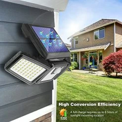 Wholesale 🧨 Solar Lights Outdoor, 2 Pack AmeriTop 128 LED 800LM Cordless LED Solar Motion Sensor Lights; 3 Adjustable Heads, 270°Wide Angle Illumination, IP65 Waterproof, Security LED Flood Light(Daylight) 🎉 -Lighting & Ceiling Fans Shop 51tplbZOYjS
