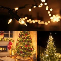 Best Pirce ๐ Christmas Lights, 150 Lights Incandescent Mini Clear String Light, 120V UL Certified Xmas Warm Tree Lights For ๐ Christmas Patio, Holiday, Party, Home, Indoor Outdoor Decoration Multicolo ๐