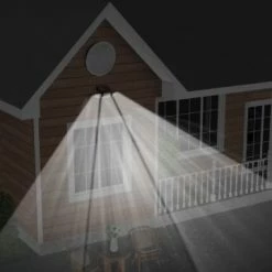 Flash Sale 👍 Solar Outdoor Lights ,Tuffenough 2500LM 210 LED Security Lights With Remote Control,3 Heads Motion Sensor Lights, IP65 Waterproof,270° Wide Angle Flood Wall Lights With 3 Modes(2 Packs) 😉 -Lighting & Ceiling Fans Shop 51u9QL0khkL