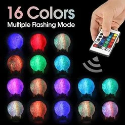 Best reviews of ❤️ Moon Lamp Lava Lamp Night Light Galaxy Lamp16 LED Colors With Wooden Stand & Remote/Touch Control And USB Rechargeable Gifts For 👧 Girls Boys 👩 Women 🥳 Birthday Anniversary 5.9 Inc 🤩 -Lighting & Ceiling Fans Shop 51uowJxJdhL