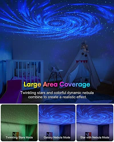 Brand new β Star Projector Galaxy Projector, Happy π Birthday Decorations Gift Night Light With Remote Nebula Starry Light Projector Twinkling Ceiling Stars Projection For Home Gaming Bedroom Kids Room Decor Light π 7 Brand new β Star Projector Galaxy Projector, Happy π Birthday Decorations Gift Night Light With Remote Nebula Starry Light Projector Twinkling Ceiling Stars Projection For Home Gaming Bedroom Kids Room Decor Light π - Image 5