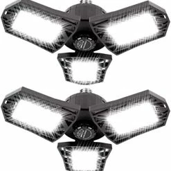 Best reviews of 😍 LED Garage Light - 6000 Lumen 6500K Daylight 60W, Three Leaf Led Garage Ceiling Lights ⭐ -Lighting & Ceiling Fans Shop 51vDxl2szVL. AC