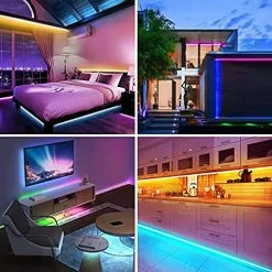 New ❤️ 100ft Led Lights For Bedroom, APP Control Music Sync Color Changing,Ultra Long RGB 5050 Led Strip Lights With 44Keys IR Remote For 🎄 Christmas Room Home Decoration 💯 -Lighting & Ceiling Fans Shop 51vL9pucXIL