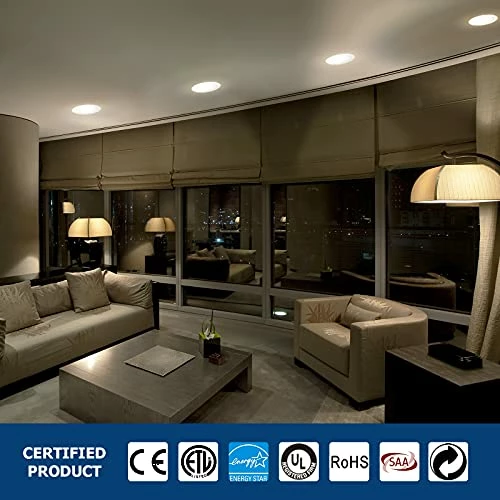 Promo ✨ 12 Pack 4 Inch Ultra-Thin LED Recessed Ceiling Light With Junction Box, 5CCT Dimmable 2700K/3000K/4000K/5000K/6000K, 9W 700lm Can Killer Downlight-ETL And Energy Star Certified 2700k-6000k-4in ✨ 6 Promo ✨ 12 Pack 4 Inch Ultra-Thin LED Recessed Ceiling Light With Junction Box, 5CCT Dimmable 2700K/3000K/4000K/5000K/6000K, 9W 700lm Can Killer Downlight-ETL And Energy Star Certified 2700k-6000k-4in ✨ - Image 4