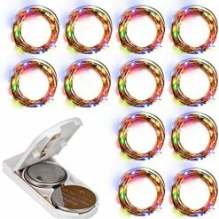 Wholesale ⌛ 12 Pack Fairy Lights Battery Operated, 6.6ft 20 LED Mini Waterproof Copper String Lights, Flexible Firefly Starry Moon Lights For Chrismas, Wedding Marson Jar, Warm White,Battery Included 😍 -Lighting & Ceiling Fans Shop 51vjGJG8F4L. AC