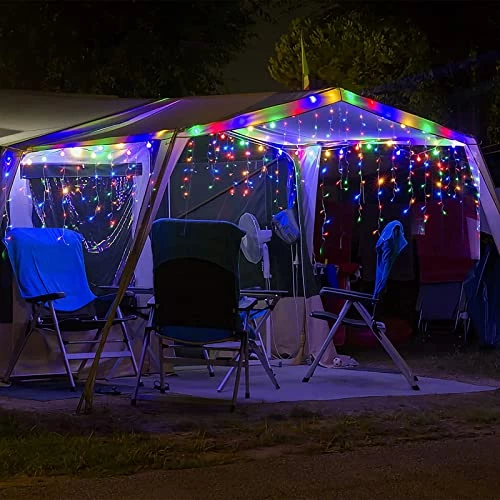 Outlet ๐คฉ Led ๐ Christmas Lights Outdoor ๐ Christmas Decorations Hanging Lights 400LED 8 Modes 75 Drops, Outdoor Indoor Fairy String Lights For Party, Holiday, Wedding Decorations (Multicolor) โ 4 Outlet ๐คฉ Led ๐ Christmas Lights Outdoor ๐ Christmas Decorations Hanging Lights 400LED 8 Modes 75 Drops, Outdoor Indoor Fairy String Lights For Party, Holiday, Wedding Decorations (Multicolor) โ - Image 2