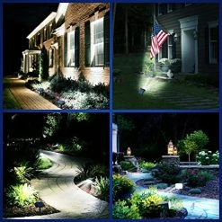 Discount ✔️ Solar Lights Outdoor Waterproof IP68, 56 LED 3 Lighting Modes Solar Powered Garden Pathway Spot Lights For Outdoor ❄ Christmas Decorations- 4 Pack (Cool White) 💯 -Lighting & Ceiling Fans Shop 51x6B5bDWJL