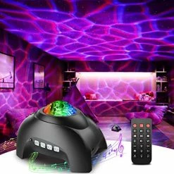Deals ⭐ Star Projector, Rossetta Galaxy Projector For Bedroom, Bluetooth Speaker And White Noise Aurora Projector, Night Light Projector For Kids Adults Gaming Room, Home Theater, Ceiling, Room Decor (Black) 🎁 -Lighting & Ceiling Fans Shop 51xA4k6 eHL. AC