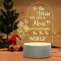 Cheapest 😉 Gifts For Mom From Daughter Son- Mom 🥳 Birthday Gifts Night Light, Mom Gifts For 🎄 Christmas 👪 Thanksgiving- Acrylic Engraved Night Light For Mo 🥰 -Lighting & Ceiling Fans Shop 51xCXBvrFVL. AC