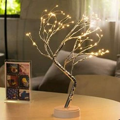 Deals 🌟 Bonsai Tree Light For Room Decor, Aesthetic Lamps For Living Room, Cute Night Light For House Decor, Good Ideas For Gifts, Home Decorations, Weddings,Christmas, Holidays And More (Warm White, 108 LED) 🔥 -Lighting & Ceiling Fans Shop 51yDFpxFowL