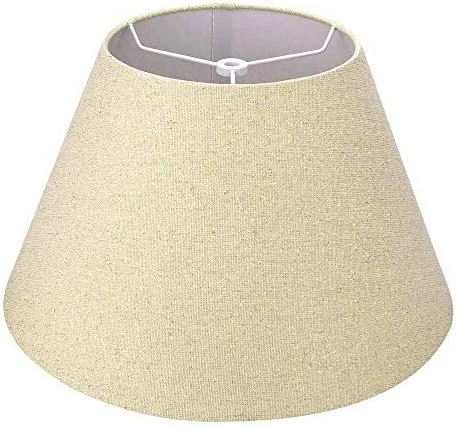 Best deal ❤️ Medium Lamp Shade, Barrel Fabric Lampshade For Table Lamp And Floor Light, 7x13x7.8 Inch,Natural Linen Hand Crafted, Spider (White) 🛒 13 Best deal ❤️ Medium Lamp Shade, Barrel Fabric Lampshade For Table Lamp And Floor Light, 7x13x7.8 Inch,Natural Linen Hand Crafted, Spider (White) 🛒 - Image 11