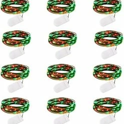 Best Sale 😀 12 Pack Led Fairy Lights Battery Operated String Lights Waterproof Silver Wire 7 Feet 20 Led Firefly Starry Moon Lights For DIY Wedding Party Bedroom Patio 🎅 Christmas (12 Pack, Warm White) 👍 -Lighting & Ceiling Fans Shop 51z7aT3YLnL. AC