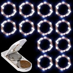 Wholesale ⌛ 12 Pack Fairy Lights Battery Operated, 6.6ft 20 LED Mini Waterproof Copper String Lights, Flexible Firefly Starry Moon Lights For Chrismas, Wedding Marson Jar, Warm White,Battery Included 😍 -Lighting & Ceiling Fans Shop 51zLwlk4WbL. AC