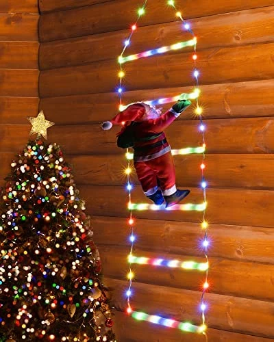 Top 10 ๐ LED ๐ Christmas Lights - 10ft ๐ Christmas Decorative Ladder Lights With Santa Claus, ๐ Christmas Decorations Lights For Indoor Outdoor, Window, Garden, Home, Wall, Xmas Tree Decor (Warm White) ๐ 12 Top 10 ๐ LED ๐ Christmas Lights - 10ft ๐ Christmas Decorative Ladder Lights With Santa Claus, ๐ Christmas Decorations Lights For Indoor Outdoor, Window, Garden, Home, Wall, Xmas Tree Decor (Warm White) ๐ - Image 10