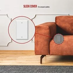 Deals 😉 Blank Cover Wall Plate, Gloss Finish, Standard Size 1-Gang 4.50" X 2.76", Polycarbonate Thermoplastic, 8801-W, White ❤️ -Lighting & Ceiling Fans Shop 51zt8OrjR5L