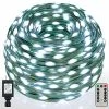 Budget 💯 Christmas Lights Outdoor-800LED 262FT Long Plug In Green Wire 🎄 Christmas Tree Lights With Remote-IP67 Waterproof 8 Modes With Timer For House Indoor 🦇 Halloween Decorations (Cool White) ✔️ -Lighting & Ceiling Fans Shop 610DXQ5GSHL