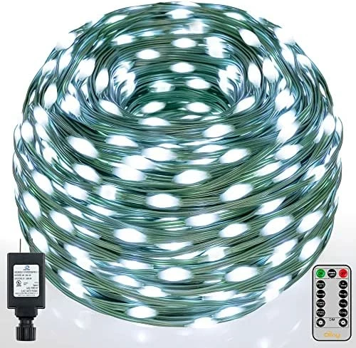 Budget ๐ฏ Christmas Lights Outdoor-800LED 262FT Long Plug In Green Wire ๐ Christmas Tree Lights With Remote-IP67 Waterproof 8 Modes With Timer For House Indoor ๐ฆ Halloween Decorations (Cool White) โ๏ธ 9 Budget ๐ฏ Christmas Lights Outdoor-800LED 262FT Long Plug In Green Wire ๐ Christmas Tree Lights With Remote-IP67 Waterproof 8 Modes With Timer For House Indoor ๐ฆ Halloween Decorations (Cool White) โ๏ธ - Image 7