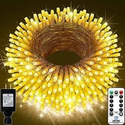 Deals ❤️ 403ft 1000 LED String Lights Outdoor 🎄 Christmas Lights 8 Modes & Timer Fairy Light Plug In Waterproof LED String Lights For Xmas Yard Tree Wedding Party Holiday Decorations (Cool White) 🥰 -Lighting & Ceiling Fans Shop 614Gzmi4vLL. AC
