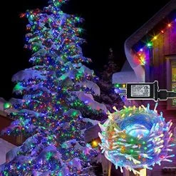 Discount 🌟 300 LED ❄ Christmas Lights, 98.5FT Xmas String Light 8 Lighting Modes, Plug In Waterproof Mini Lights For Outdoor Indoor Holiday ❄ Christmas Tree Wedding Party Bedroom Decorations (Warm White) 😀 -Lighting & Ceiling Fans Shop 6169KX6qsBL. AC