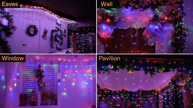 Flash Sale π Icicle π
Christmas Lights Outdoor, Icicle Lights 594LED 49ft Connectable Hanging Fairy String Lights With 99 Drops, 8 Modes Remote Clear Wire Indoor Lights Decorations (Multicolor) π€© 7 Flash Sale π Icicle π
Christmas Lights Outdoor, Icicle Lights 594LED 49ft Connectable Hanging Fairy String Lights With 99 Drops, 8 Modes Remote Clear Wire Indoor Lights Decorations (Multicolor) π€© - Image 5