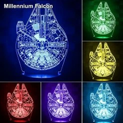 Hot Sale 🛒 3D Illusion Star Wars Night Light,4 Pattern With Timing Function Star Wars Toys LED Night Lamp For Room Decor,Great 🎂 Birthday 🔔 Christmas Gifts For Star Wars Fans Boys 👧 Girls Men 🥰