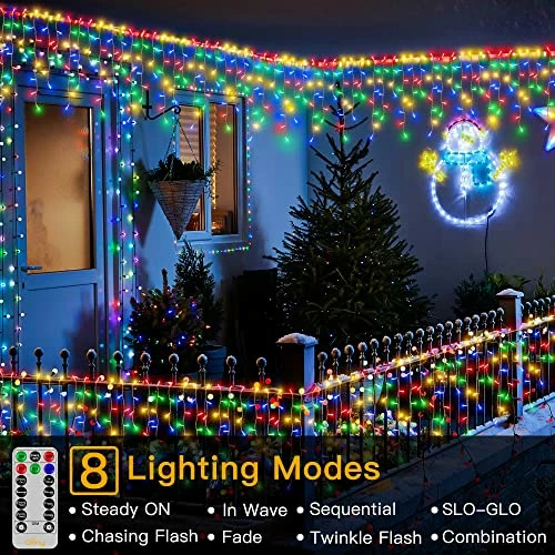 Flash Sale π Icicle π
Christmas Lights Outdoor, Icicle Lights 594LED 49ft Connectable Hanging Fairy String Lights With 99 Drops, 8 Modes Remote Clear Wire Indoor Lights Decorations (Multicolor) π€© 4 Flash Sale π Icicle π
Christmas Lights Outdoor, Icicle Lights 594LED 49ft Connectable Hanging Fairy String Lights With 99 Drops, 8 Modes Remote Clear Wire Indoor Lights Decorations (Multicolor) π€© - Image 2
