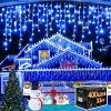 Coupon β Christmas Decorations Lights Outdoor, 400 LED 32.8 FT 8 Modes 75 Drops Fairy String Curtain Lights For π Christmas Decor Eaves Window Party Yard Garden Indoor (Blue) π― 1 Coupon β Christmas Decorations Lights Outdoor, 400 LED 32.8 FT 8 Modes 75 Drops Fairy String Curtain Lights For π Christmas Decor Eaves Window Party Yard Garden Indoor (Blue) π― -Lighting & Ceiling Fans Shop 61AJlZWoXXL