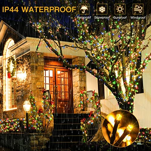 Hot Sale ๐คฉ Christmas Lights Outdoor, 131FT 400 LED ๐
Christmas Tree Lights, 11 Modes Warm White And Multi Color Changing String Lights With Remote, For Weddings Xmas Party Decorations - IP44 Waterproof ๐ 4 Hot Sale ๐คฉ Christmas Lights Outdoor, 131FT 400 LED ๐
Christmas Tree Lights, 11 Modes Warm White And Multi Color Changing String Lights With Remote, For Weddings Xmas Party Decorations - IP44 Waterproof ๐ - Image 2