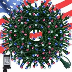 Discount 🌟 300 LED ❄ Christmas Lights, 98.5FT Xmas String Light 8 Lighting Modes, Plug In Waterproof Mini Lights For Outdoor Indoor Holiday ❄ Christmas Tree Wedding Party Bedroom Decorations (Warm White) 😀 -Lighting & Ceiling Fans Shop 61BSqm4p3XL. AC