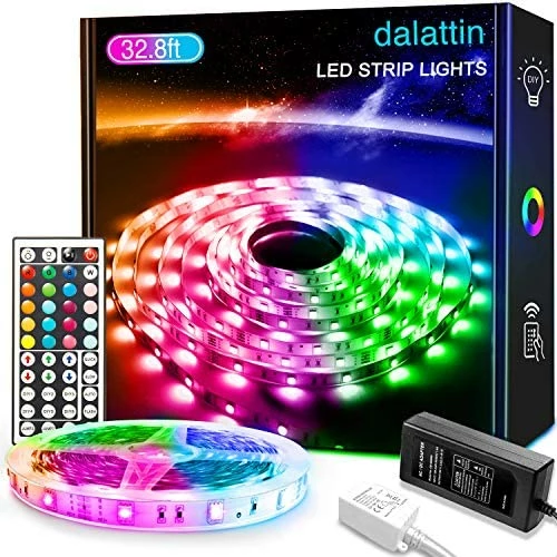 Deals โ๏ธ 65.6ft Led Lights For Bedroom Dalattin Led Strip Lights Color Changing Lights With 44 Keys Remote,2 Rolls Of 32.8f ๐ 7 Deals โ๏ธ 65.6ft Led Lights For Bedroom Dalattin Led Strip Lights Color Changing Lights With 44 Keys Remote,2 Rolls Of 32.8f ๐ - Image 5