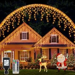 Flash Sale π Icicle π
Christmas Lights Outdoor, Icicle Lights 594LED 49ft Connectable Hanging Fairy String Lights With 99 Drops, 8 Modes Remote Clear Wire Indoor Lights Decorations (Multicolor) π€© 17 Flash Sale π Icicle π
Christmas Lights Outdoor, Icicle Lights 594LED 49ft Connectable Hanging Fairy String Lights With 99 Drops, 8 Modes Remote Clear Wire Indoor Lights Decorations (Multicolor) π€© -Lighting & Ceiling Fans Shop 61H9KvMZ2FL. AC