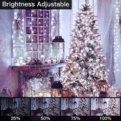 Budget ๐ฏ Christmas Lights Outdoor-800LED 262FT Long Plug In Green Wire ๐ Christmas Tree Lights With Remote-IP67 Waterproof 8 Modes With Timer For House Indoor ๐ฆ Halloween Decorations (Cool White) โ๏ธ 15 Budget ๐ฏ Christmas Lights Outdoor-800LED 262FT Long Plug In Green Wire ๐ Christmas Tree Lights With Remote-IP67 Waterproof 8 Modes With Timer For House Indoor ๐ฆ Halloween Decorations (Cool White) โ๏ธ -Lighting & Ceiling Fans Shop 61KEha3oPNL