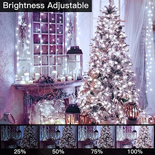 Budget ๐ฏ Christmas Lights Outdoor-800LED 262FT Long Plug In Green Wire ๐ Christmas Tree Lights With Remote-IP67 Waterproof 8 Modes With Timer For House Indoor ๐ฆ Halloween Decorations (Cool White) โ๏ธ 7 Budget ๐ฏ Christmas Lights Outdoor-800LED 262FT Long Plug In Green Wire ๐ Christmas Tree Lights With Remote-IP67 Waterproof 8 Modes With Timer For House Indoor ๐ฆ Halloween Decorations (Cool White) โ๏ธ - Image 5