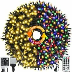 Best Pirce 💯 105FT 300LEDs 🔔 Christmas Lights Outdoor Indoor 8 Modes For 🔔 Christmas Tree Party Decoration, 100% UL Listed (Warm White) 😍 -Lighting & Ceiling Fans Shop 61Mjlgf5ePL. AC