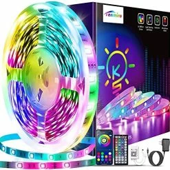 Outlet ✨ Led Strip Lights 130ft (2 Rolls Of 65ft) Smart Light Strips With App Control RGB Led Lights For Bedroom,Music Sync Color Changing Lights For Room Party ⌛ 20 Outlet ✨ Led Strip Lights 130ft (2 Rolls Of 65ft) Smart Light Strips With App Control RGB Led Lights For Bedroom,Music Sync Color Changing Lights For Room Party ⌛ -Lighting & Ceiling Fans Shop 61Q411HygaS. AC