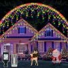 Flash Sale 🎉 Icicle 🎅 Christmas Lights Outdoor, Icicle Lights 594LED 49ft Connectable Hanging Fairy String Lights With 99 Drops, 8 Modes Remote Clear Wire Indoor Lights Decorations (Multicolor) 🤩 -Lighting & Ceiling Fans Shop 61YmD8HFMkL
