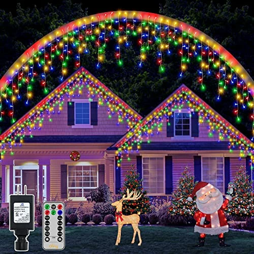 Flash Sale π Icicle π
Christmas Lights Outdoor, Icicle Lights 594LED 49ft Connectable Hanging Fairy String Lights With 99 Drops, 8 Modes Remote Clear Wire Indoor Lights Decorations (Multicolor) π€© 3 Flash Sale π Icicle π
Christmas Lights Outdoor, Icicle Lights 594LED 49ft Connectable Hanging Fairy String Lights With 99 Drops, 8 Modes Remote Clear Wire Indoor Lights Decorations (Multicolor) π€©