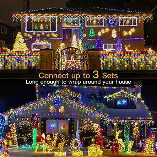 Flash Sale π Icicle π
Christmas Lights Outdoor, Icicle Lights 594LED 49ft Connectable Hanging Fairy String Lights With 99 Drops, 8 Modes Remote Clear Wire Indoor Lights Decorations (Multicolor) π€© 5 Flash Sale π Icicle π
Christmas Lights Outdoor, Icicle Lights 594LED 49ft Connectable Hanging Fairy String Lights With 99 Drops, 8 Modes Remote Clear Wire Indoor Lights Decorations (Multicolor) π€© - Image 3