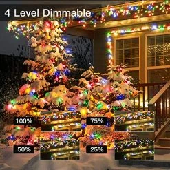 Cheapest β Icicle π Christmas Lights Outdoor-720LED 60FT Multicolored Fairy String Lights-8 Modes Connectable Timer IP44 Waterproof With Remote Plug In For House Roof Yard Patio Indoor π Christmas Decorations π― 14 Cheapest β Icicle π Christmas Lights Outdoor-720LED 60FT Multicolored Fairy String Lights-8 Modes Connectable Timer IP44 Waterproof With Remote Plug In For House Roof Yard Patio Indoor π Christmas Decorations π― -Lighting & Ceiling Fans Shop 61lHsH9H0OL
