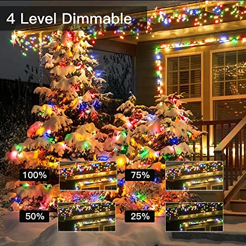 Cheapest β Icicle π Christmas Lights Outdoor-720LED 60FT Multicolored Fairy String Lights-8 Modes Connectable Timer IP44 Waterproof With Remote Plug In For House Roof Yard Patio Indoor π Christmas Decorations π― 6 Cheapest β Icicle π Christmas Lights Outdoor-720LED 60FT Multicolored Fairy String Lights-8 Modes Connectable Timer IP44 Waterproof With Remote Plug In For House Roof Yard Patio Indoor π Christmas Decorations π― - Image 4