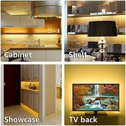 Discount π Under Cabinet LED Lighting Kit, 6 PCS LED Strip Lights With Remote Control Dimmer And Adapter, Dimmable For Kitchen Cabinet,Counter,Shelf,TV Back,Showcase 2700K Warm White,Bright 1500lm,Timing β¨ 17 Discount π Under Cabinet LED Lighting Kit, 6 PCS LED Strip Lights With Remote Control Dimmer And Adapter, Dimmable For Kitchen Cabinet,Counter,Shelf,TV Back,Showcase 2700K Warm White,Bright 1500lm,Timing β¨ -Lighting & Ceiling Fans Shop 61pcPuC35wL